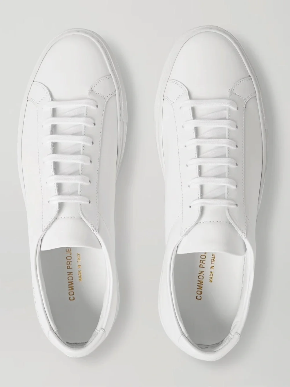 Common Projects Original Achilles White Leather Sneakers - Picture 2 of 2
